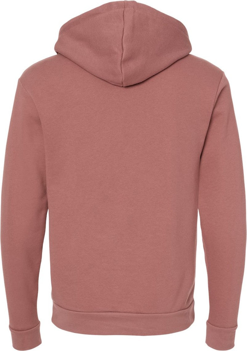 Rear View of Mauve Santa Barbara Hoodie - 9303