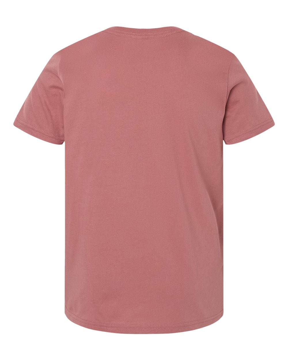 Rear View of Mauve Youth Jersey Tee - 3001Y