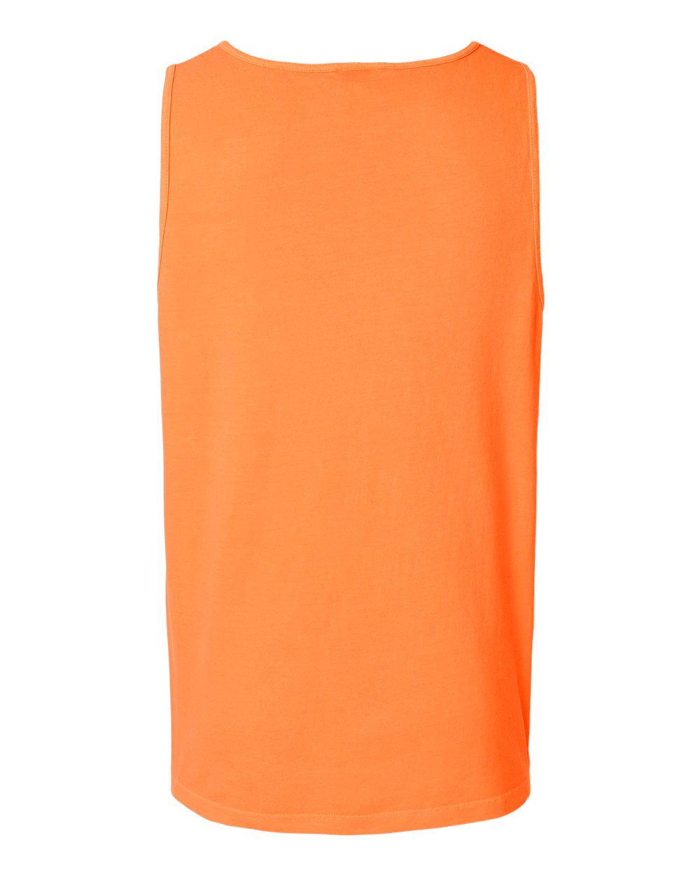 Rear View of Melon Garment-Dyed Heavyweight Tank Top - 9360