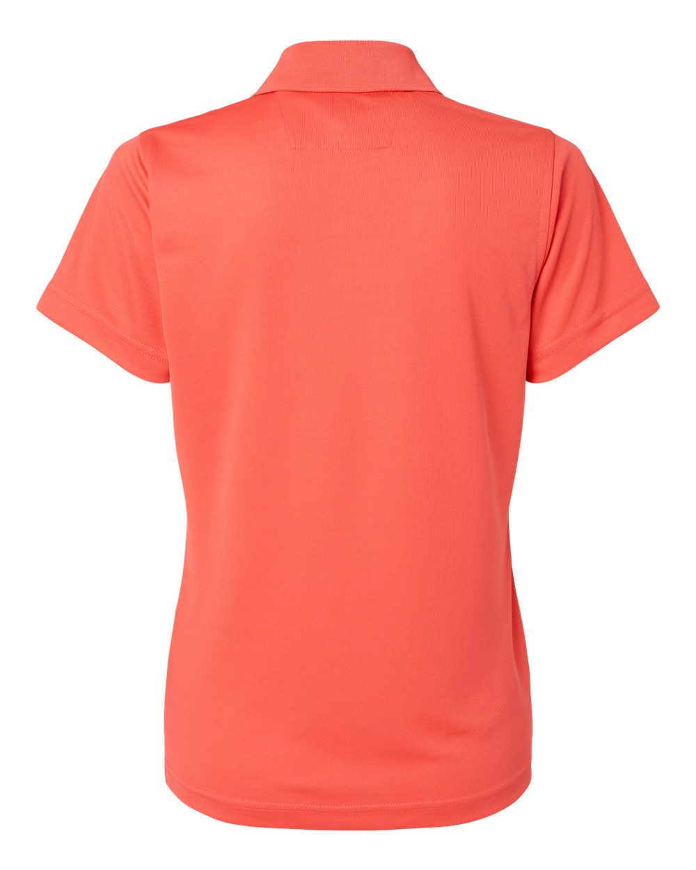 Rear View of Melon Women's Saratoga Performance Mini Mesh Polo - 104