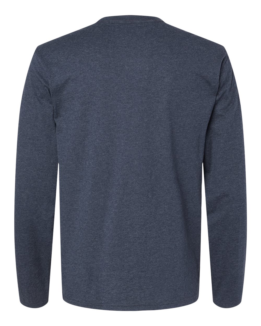 Rear View of Midnight Blue RecycledSoft™ Long Sleeve T-Shirt - 2016