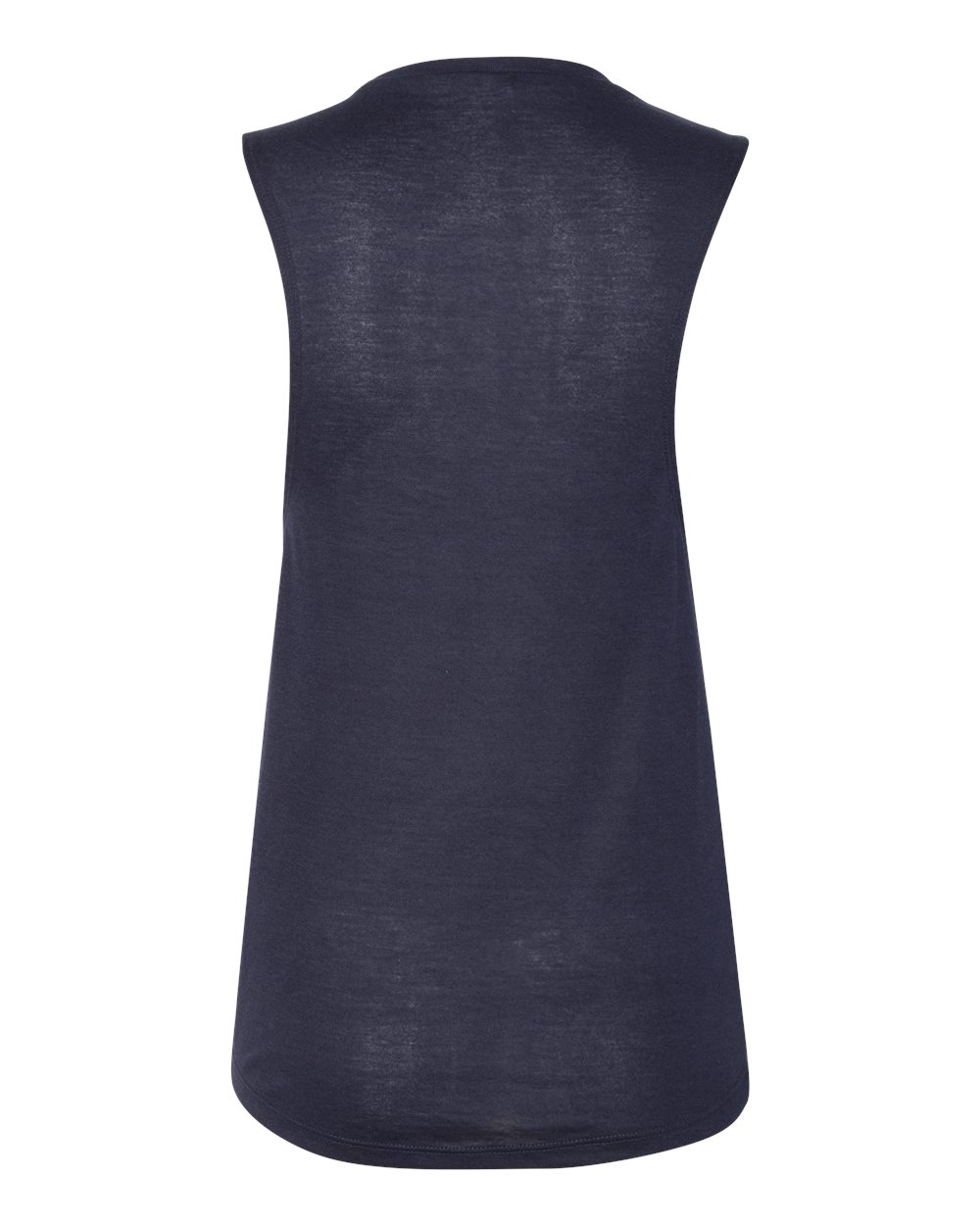 Rear View of Midnight Women's Flowy Scoop Muscle Tank - 8803