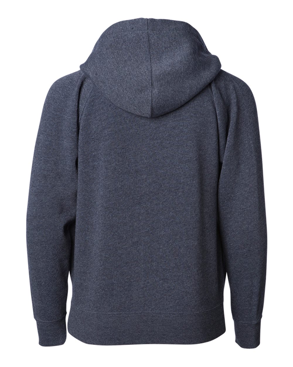 Rear View of Midnight Youth Lightweight Special Blend Raglan Zip Hood - PRM15YSBZ