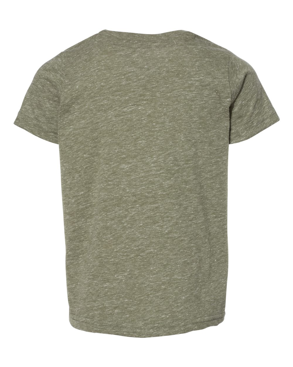 Front View of Military Green Melange Toddler Harborside Mélange T-Shirt - 3391