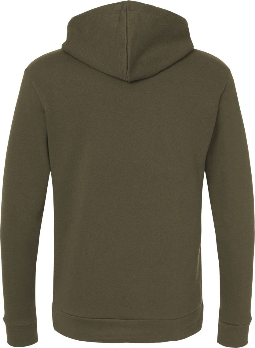 Rear View of Military Green Santa Barbara Hoodie - 9303