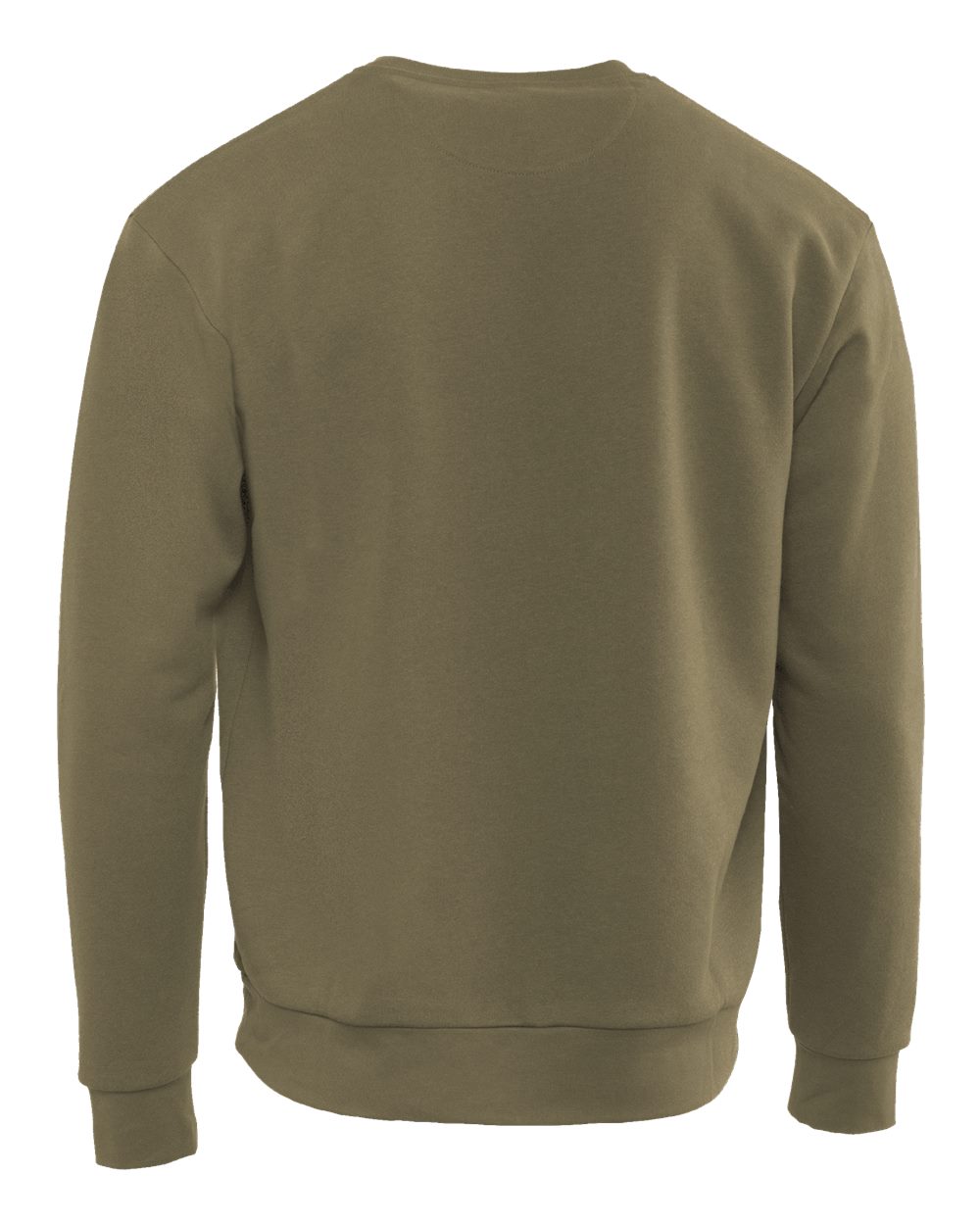 Rear View of Military Green Santa Barbara Sweatshirt - 9003