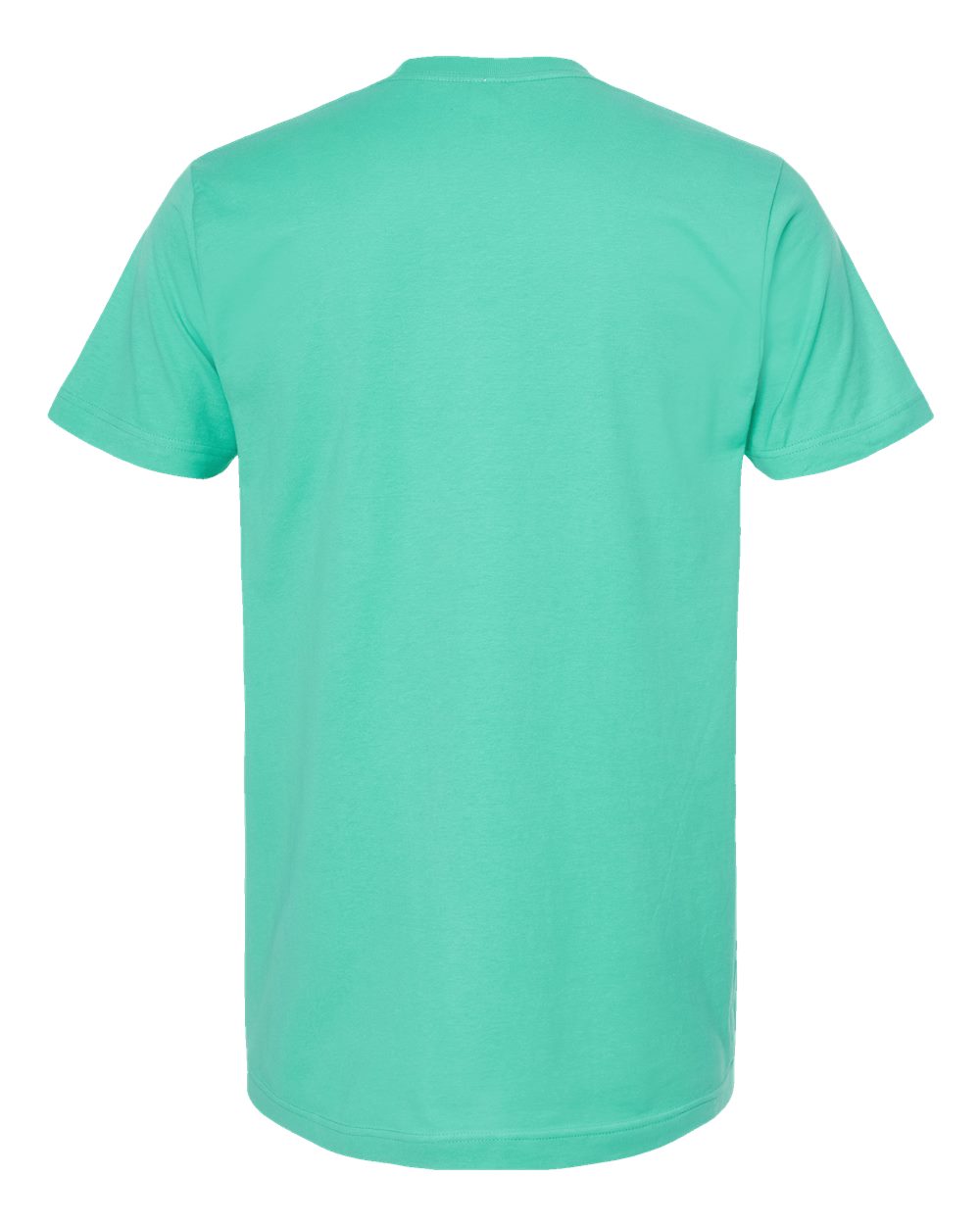 Rear View of Mint Fine Jersey T-Shirt - 202