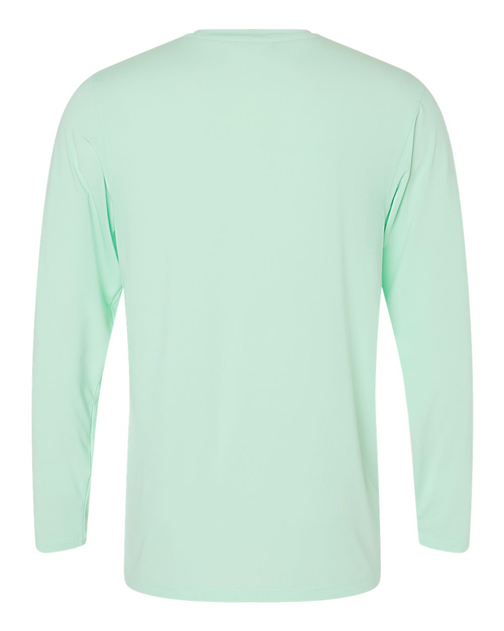 Front View of Mint Green Aruba Extreme Performance Long Sleeve T-Shirt - 222