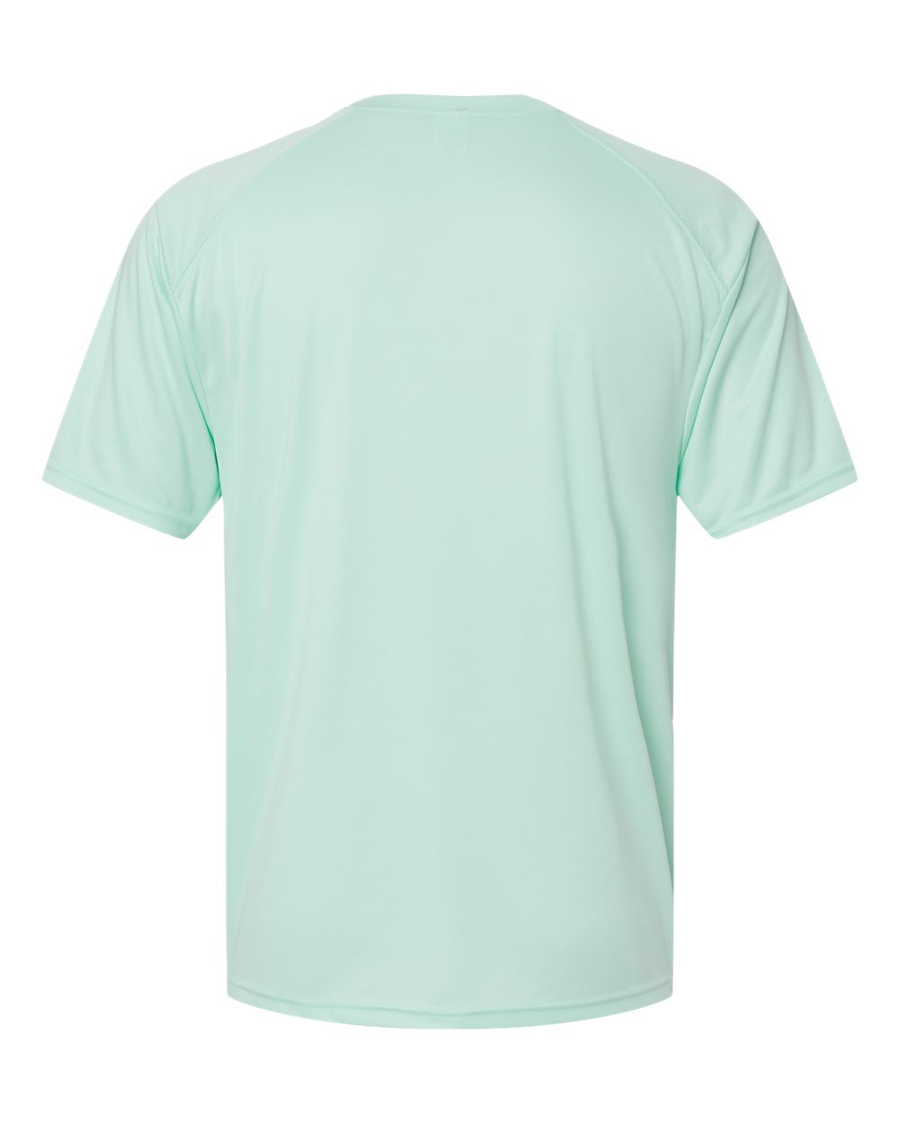 Front View of Mint Green Islander Performance T-Shirt - 200
