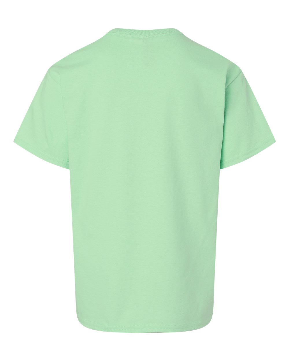 Rear View of Mint Green Ultra Cotton® Youth T-Shirt - 2000B