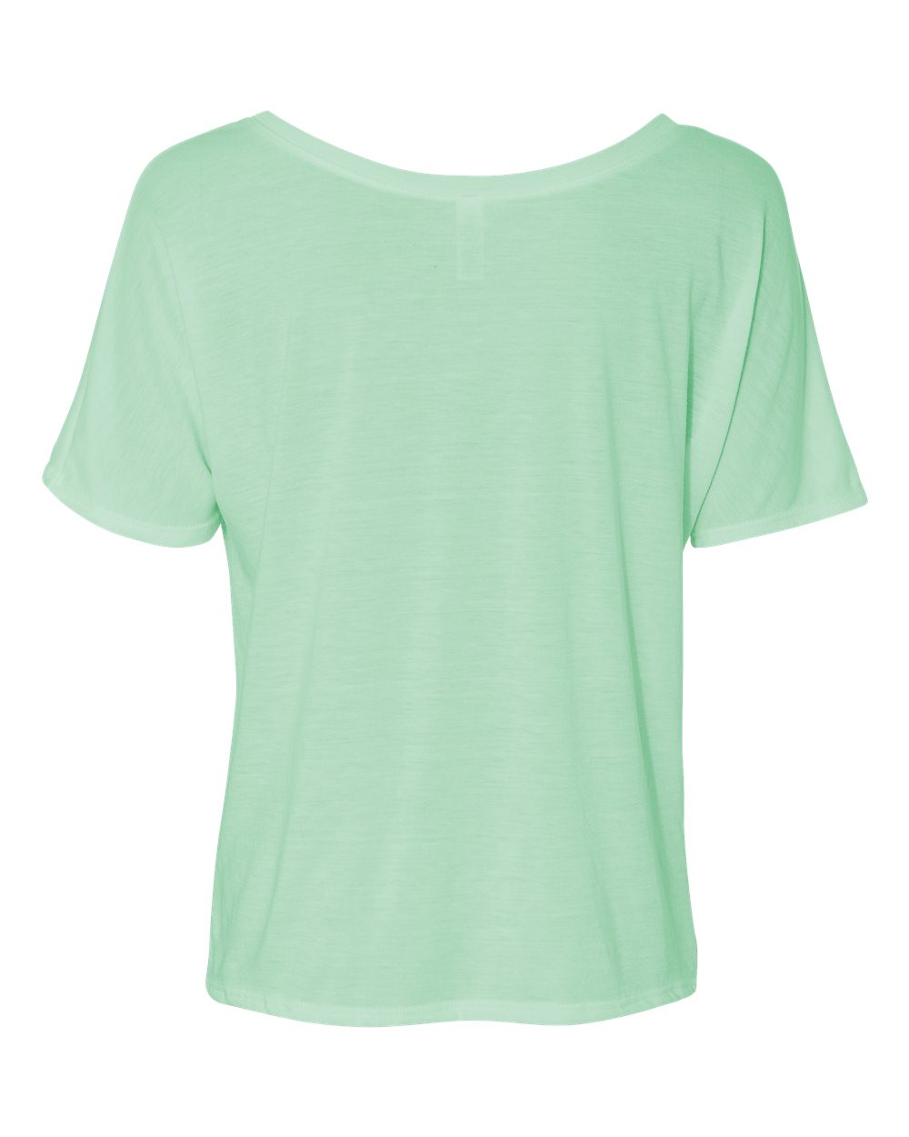 Rear View of Mint Women’s Slouchy Tee - 8816