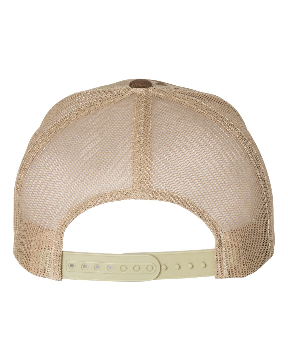 Rear View of Multicam Arid/ Tan Retro Trucker Cap - 6606