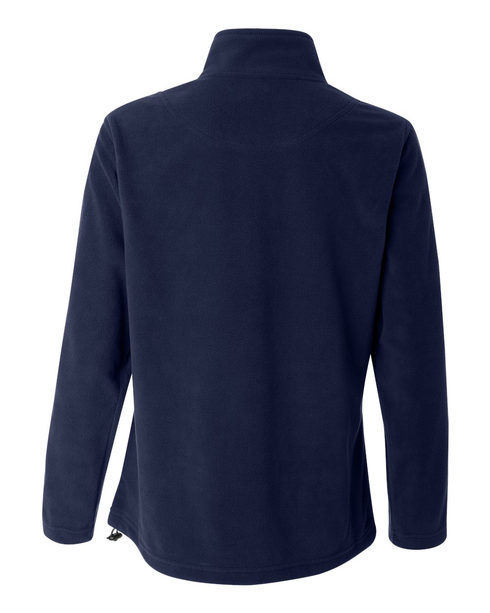 Rear View of Nantucket Navy Women's Microfleece Full-Zip Jacket - 5301