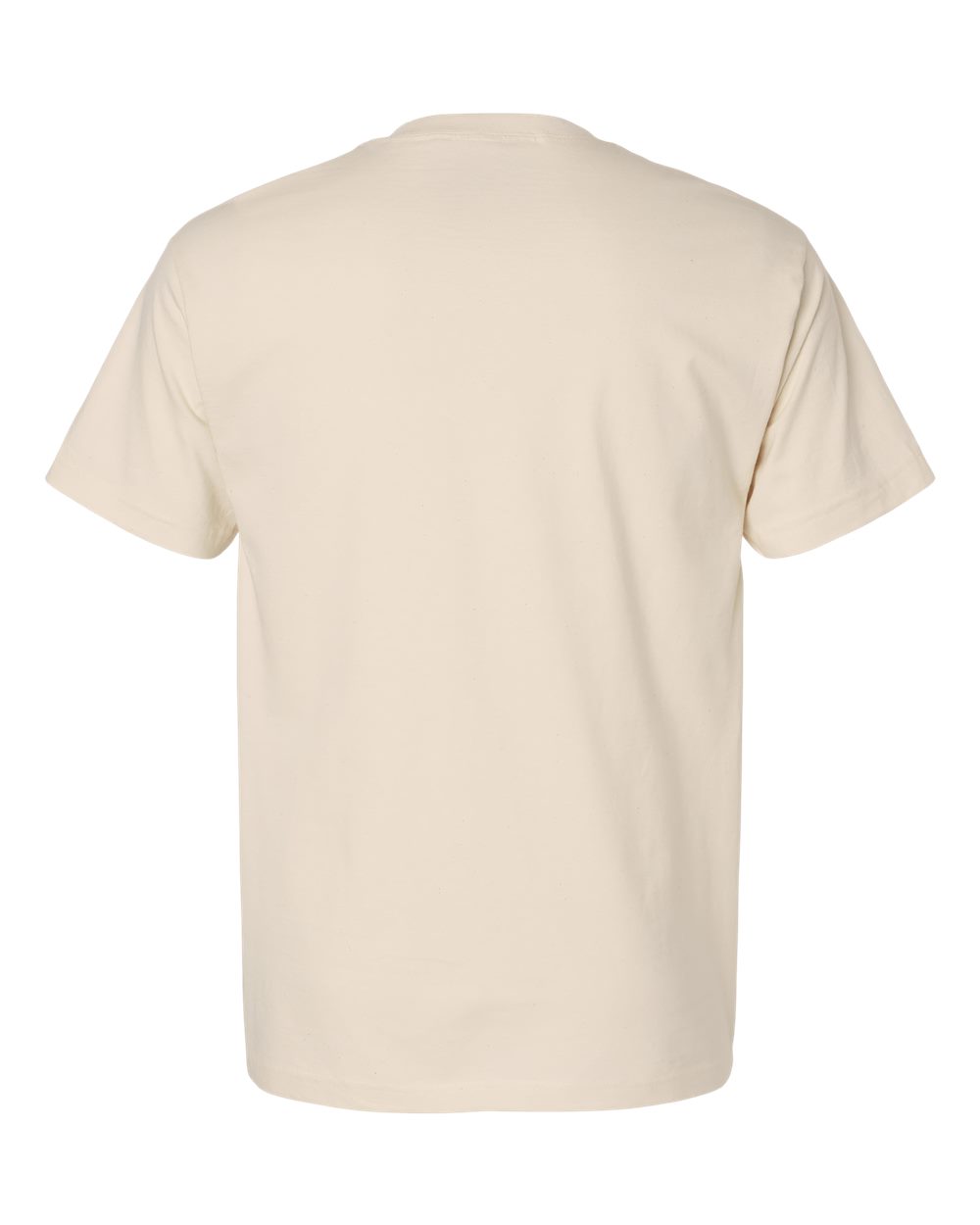 Rear View of Natural Beefy-T® T-Shirt - 5180