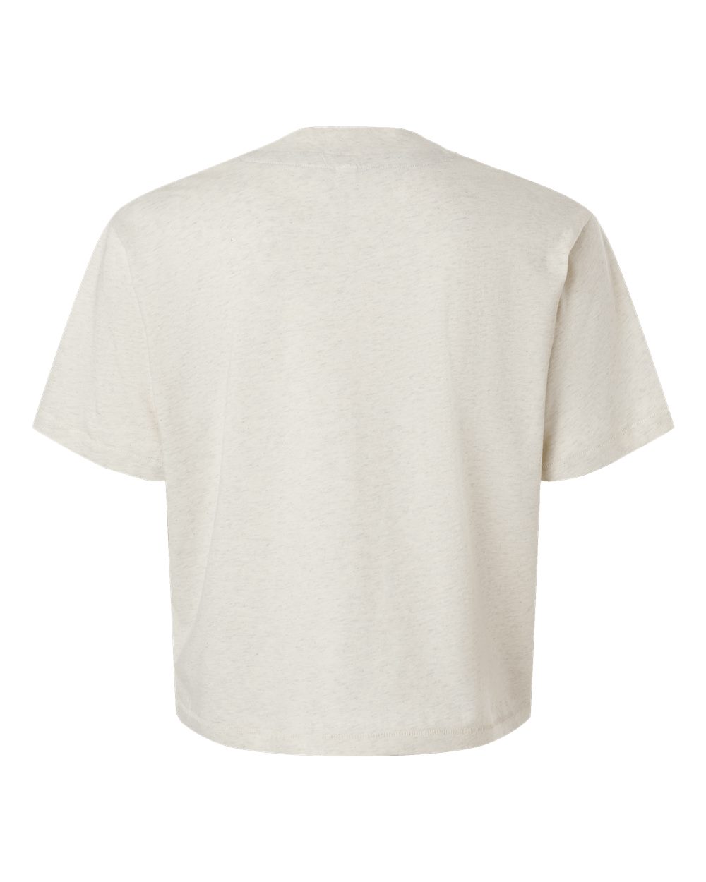 Front View of Natural Heather Women's Boxy Tee - 3518