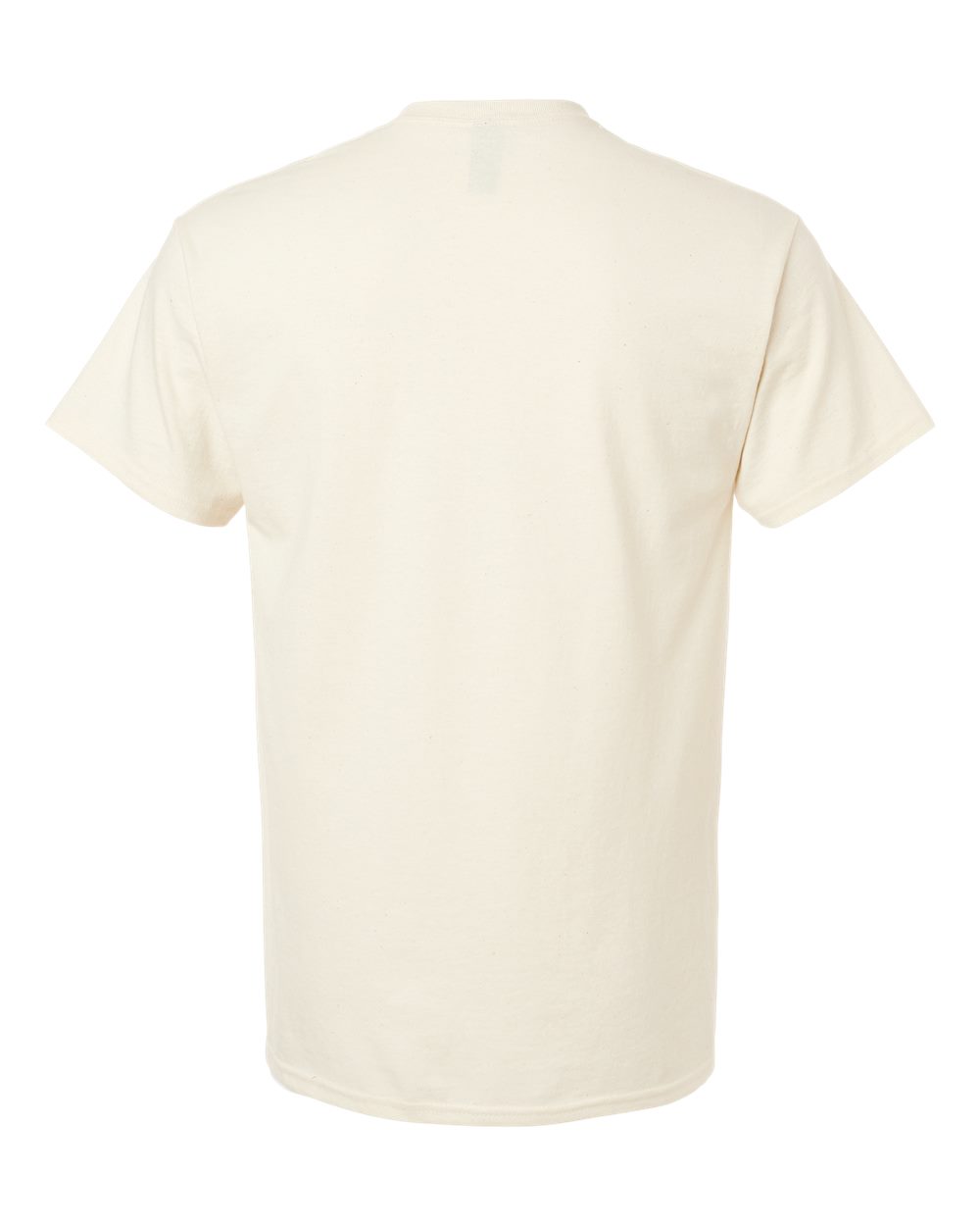 Rear View of Natural Ultra Cotton® T-Shirt - 2000