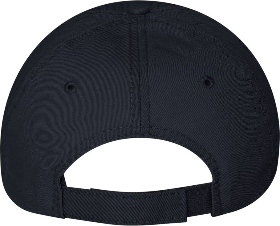 Front View of Navy Bio-Washed Chino Twill Cap - VC350