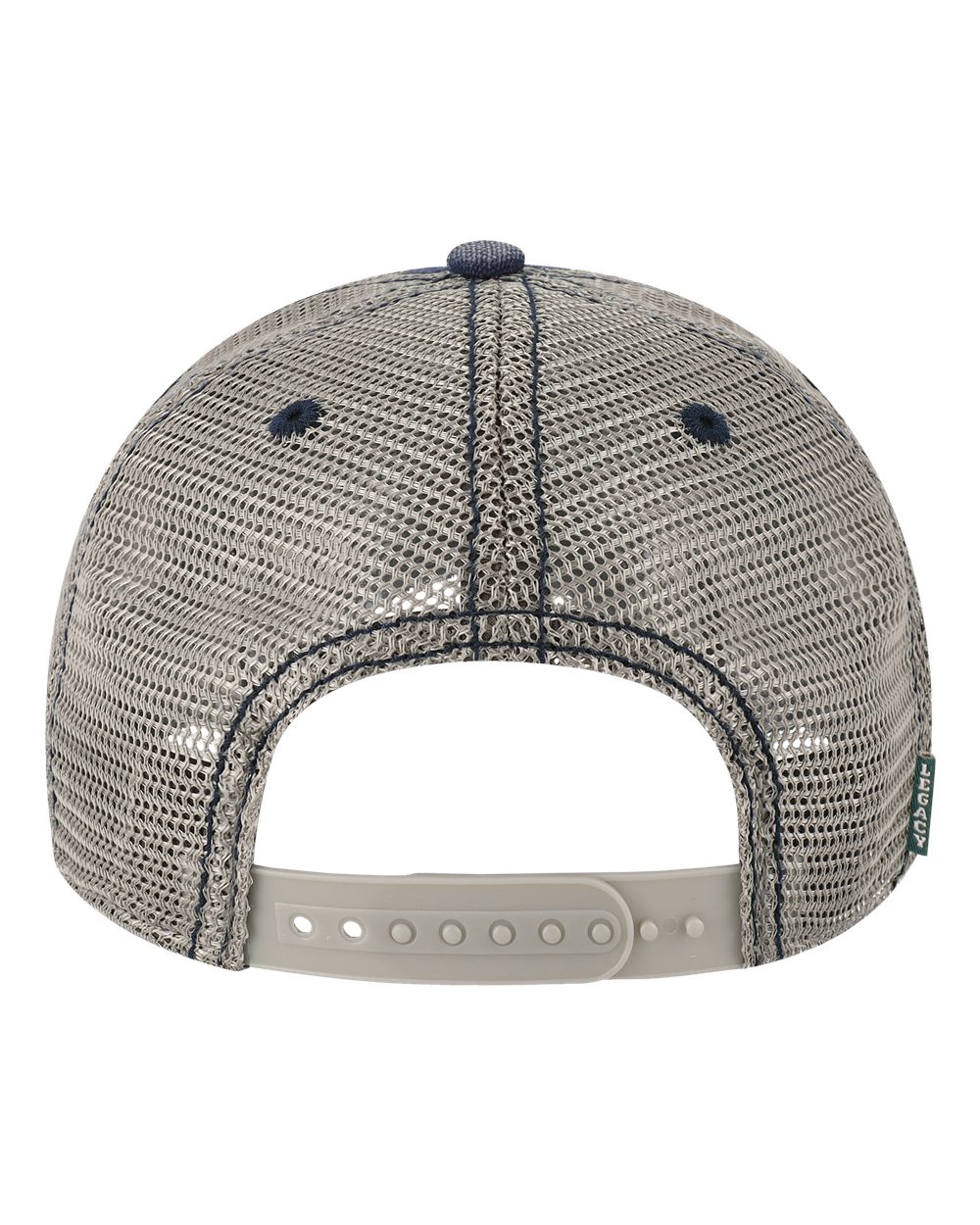 Rear View of Navy/ Grey Dashboard Trucker Cap - DTA