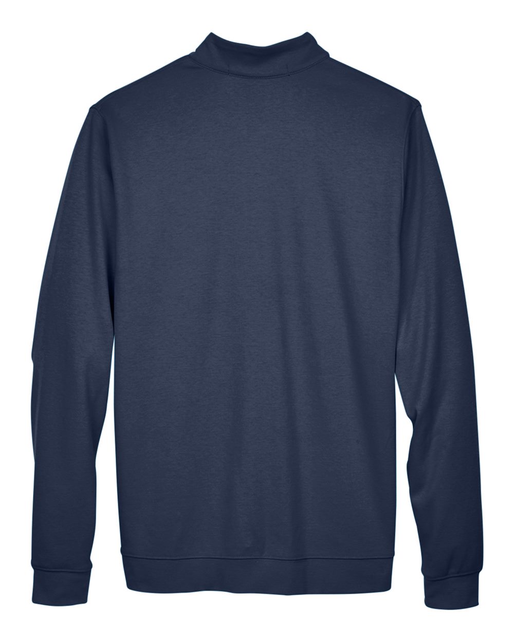Rear View of Navy/ Grey Heather/ Graphite Men's DRYTEC20™ Performance Quarter-Zip Pullover - DG479