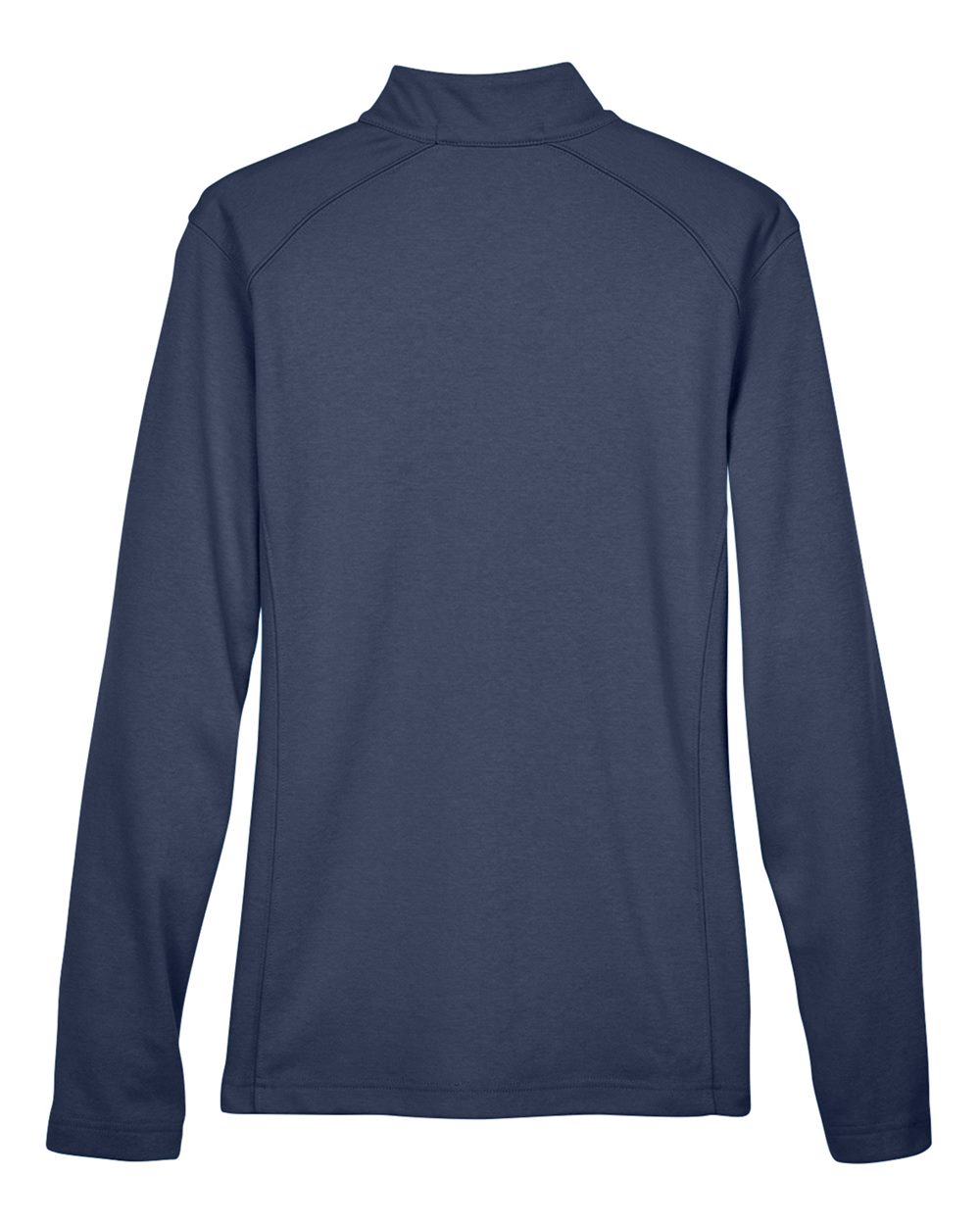 Rear View of Navy/ Grey Heather/ Graphite Women's DRYTEC20™ Performance Quarter-Zip Pullover - DG479W