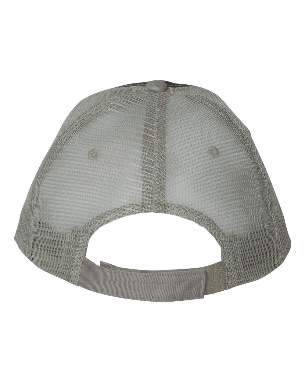 Rear View of Navy/ Grey Sandwich Trucker Cap - S102