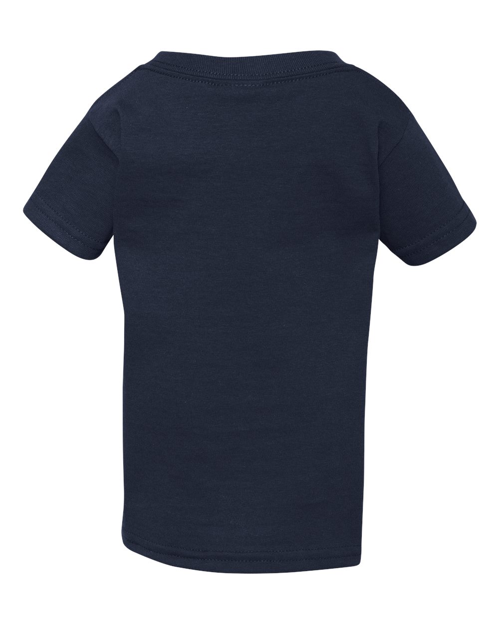 Rear View of Navy Heavy Cotton™ Toddler T-Shirt - 5100P