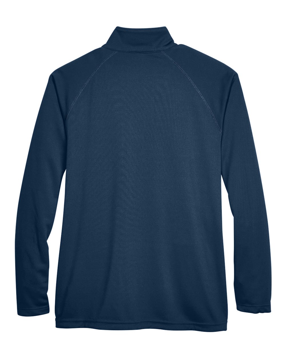 Rear View of Navy Men's Stretch Tech-Shell® Compass Full-Zip Jacket - DG420