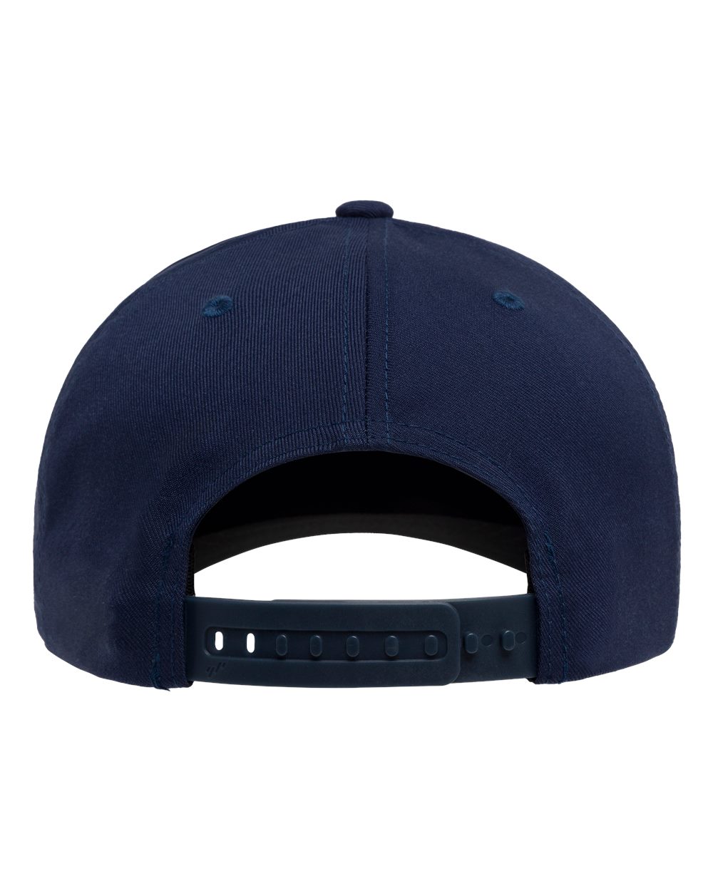 Rear View of Navy NU® Adjustable Cap - 6110NU