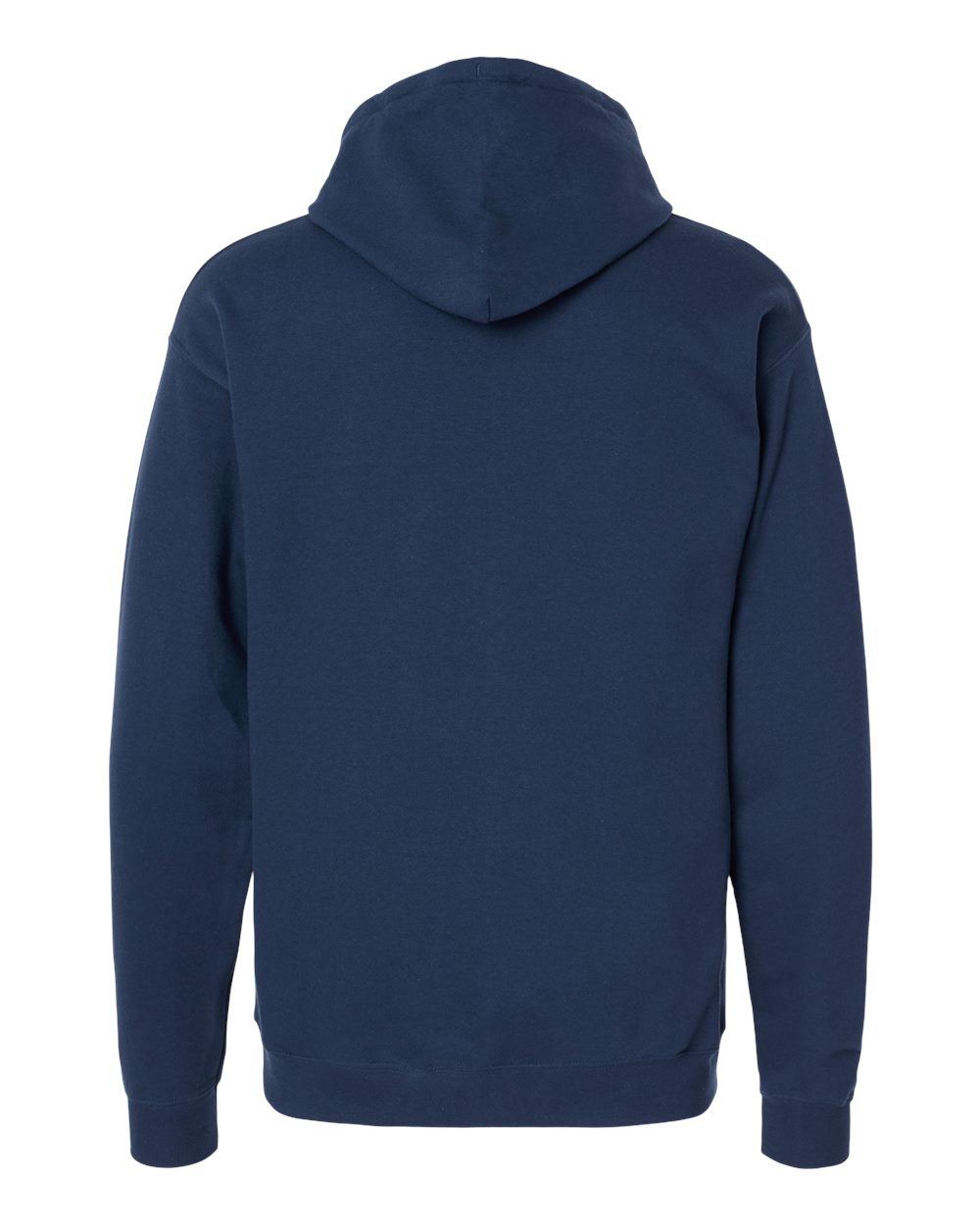 Rear View of Navy Perfect Sweats Hooded Sweatshirt - RS170