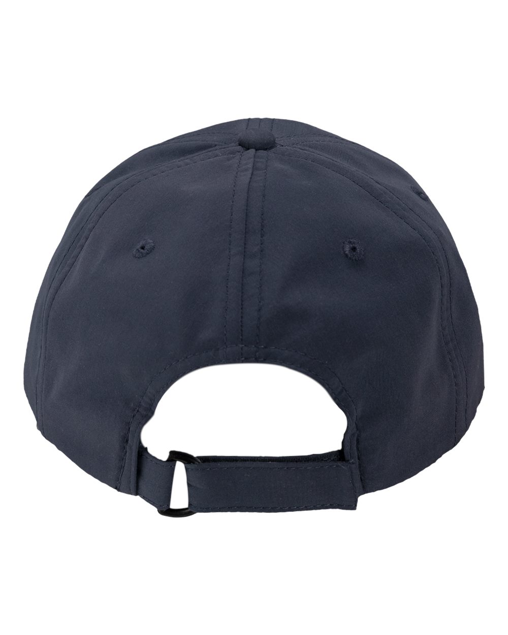 Front View of Navy Performance Microfiber Cap - SM140
