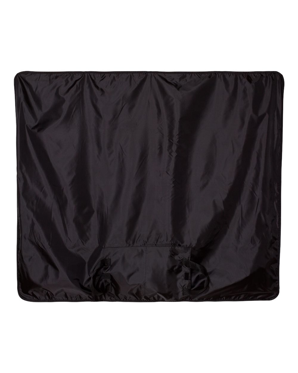 Rear View of Navy Polyester/Nylon Picnic Blanket - 8701