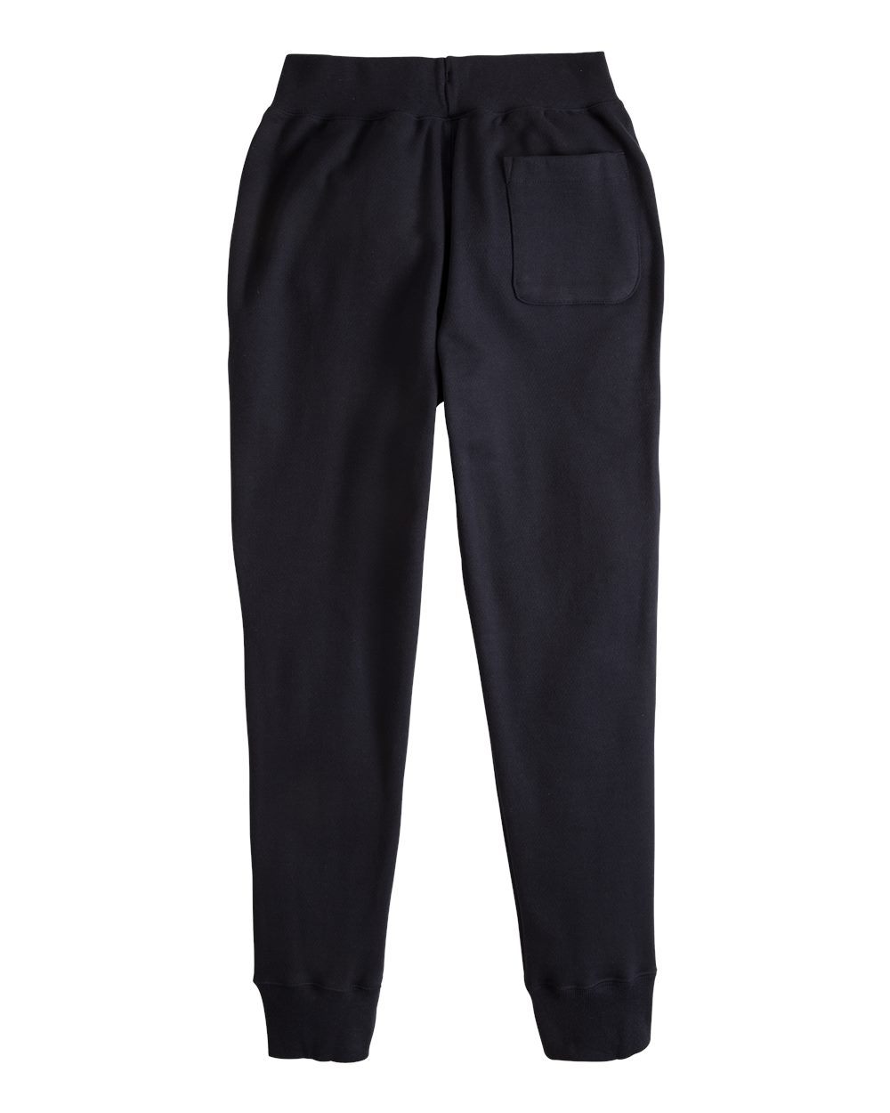 Rear View of Navy Reverse Weave® Joggers - RW25