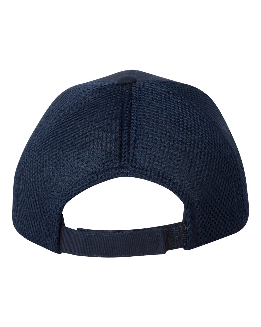 Rear View of Navy Spacer Mesh-Back Cap - 3200