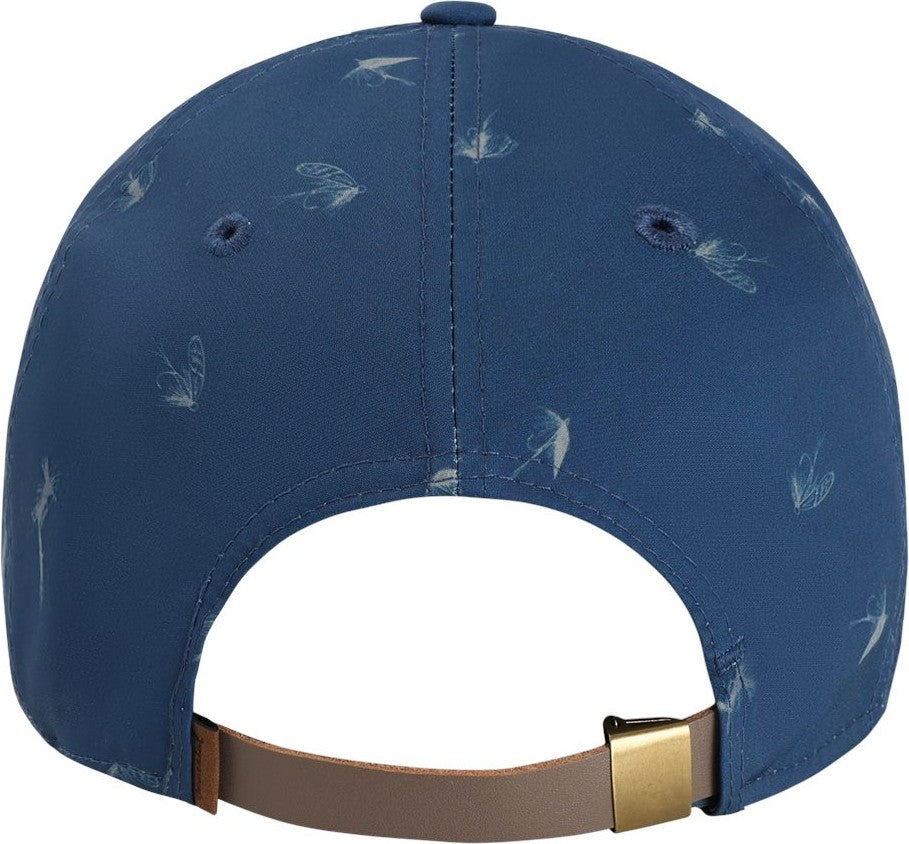 Rear View of Navy The Golden Hour Cap - DNA014