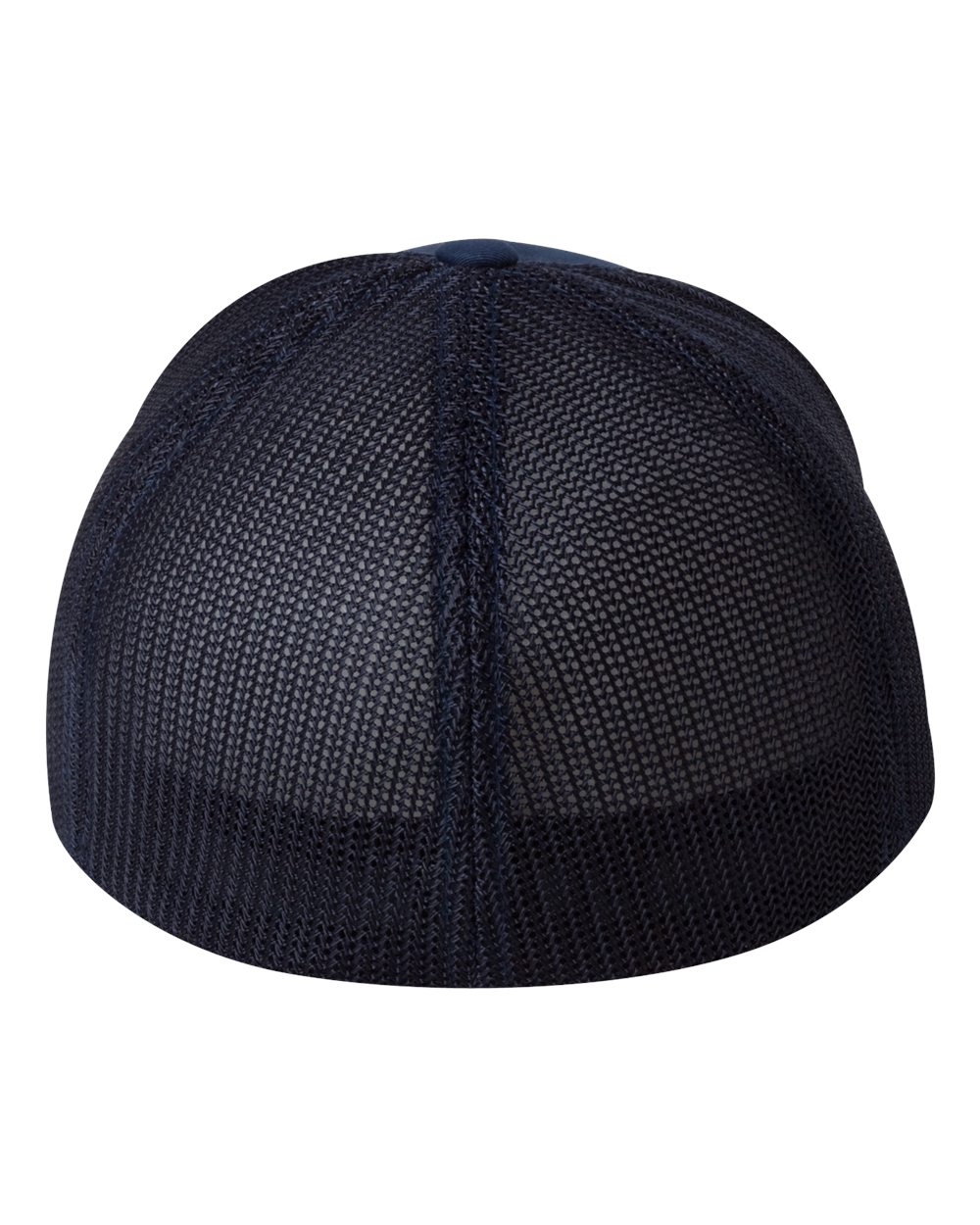 Rear View of Navy Trucker Cap - 6511
