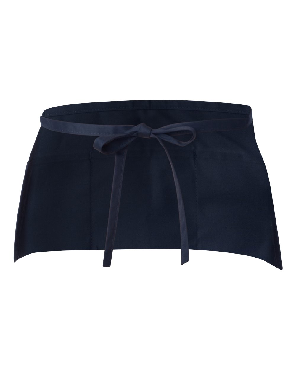 Rear View of Navy Waist Apron - 5501