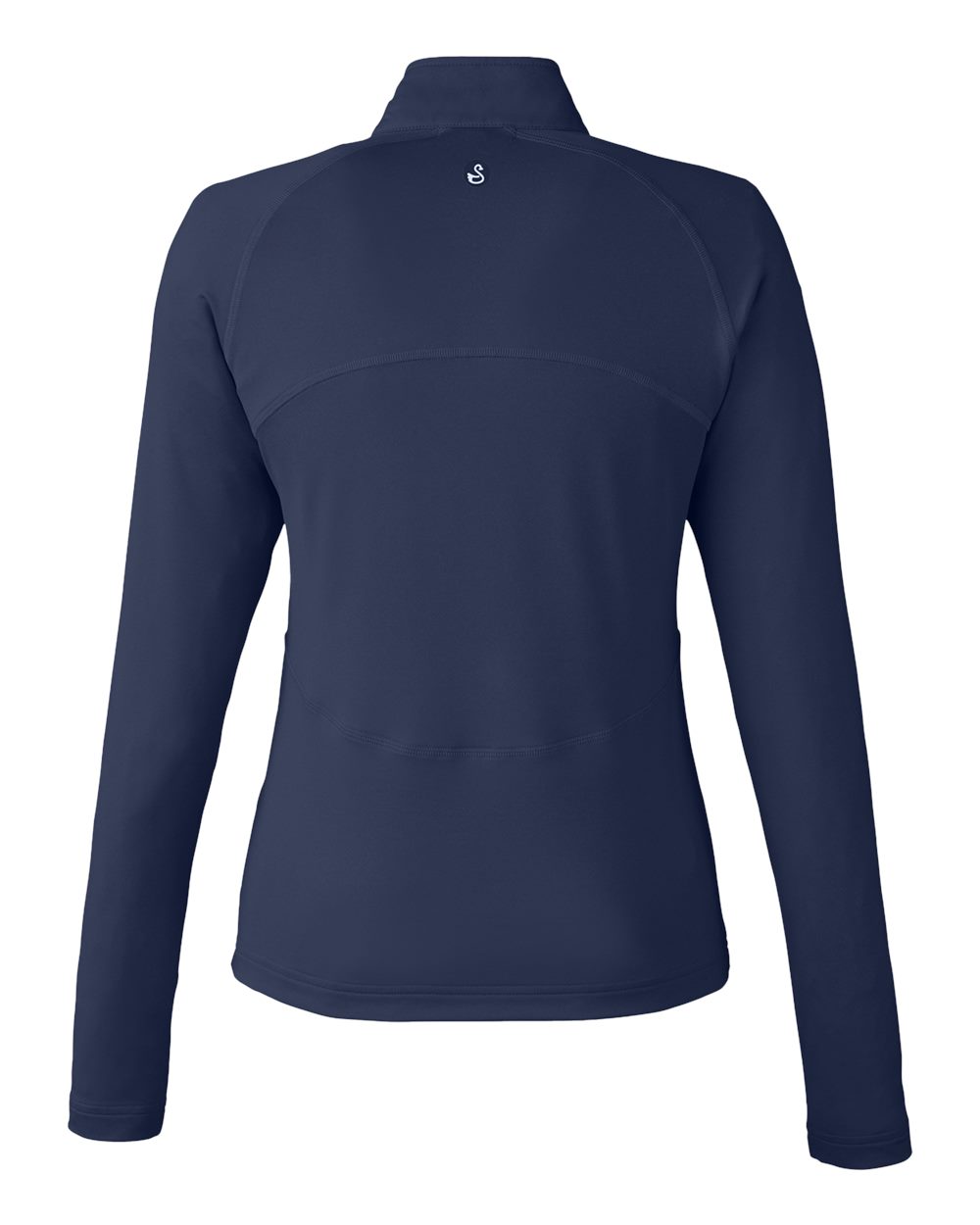 Rear View of Navy Women's Cora Full-Zip - SWF400L