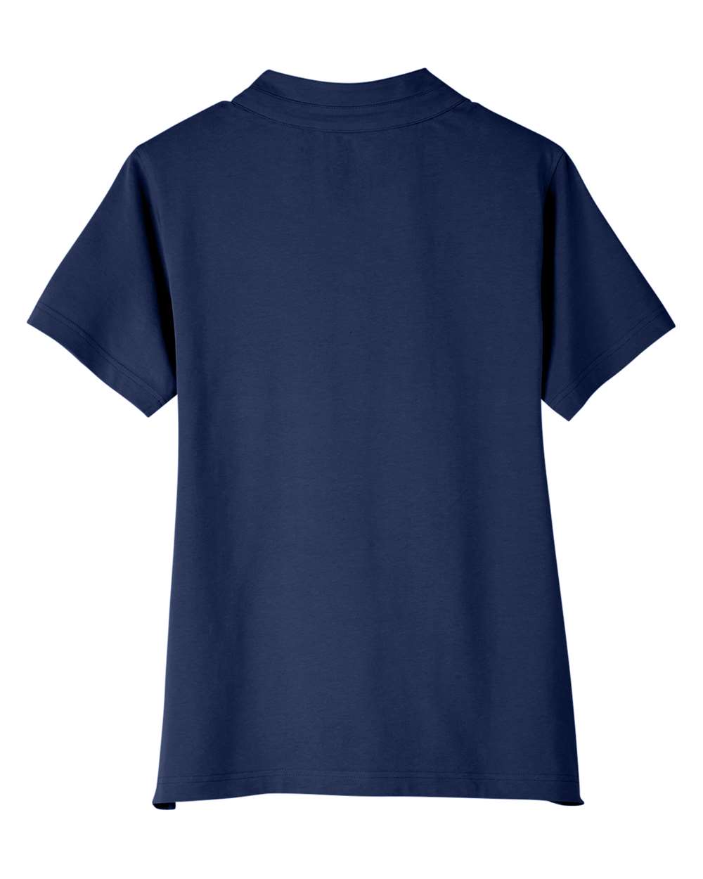 Rear View of Navy Women's Lakeshore Stretch Cotton Performance Polo - UC105W