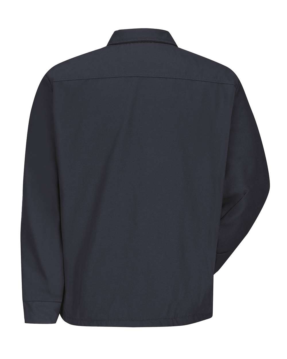 Rear View of Navy Work Jacket - WJ40