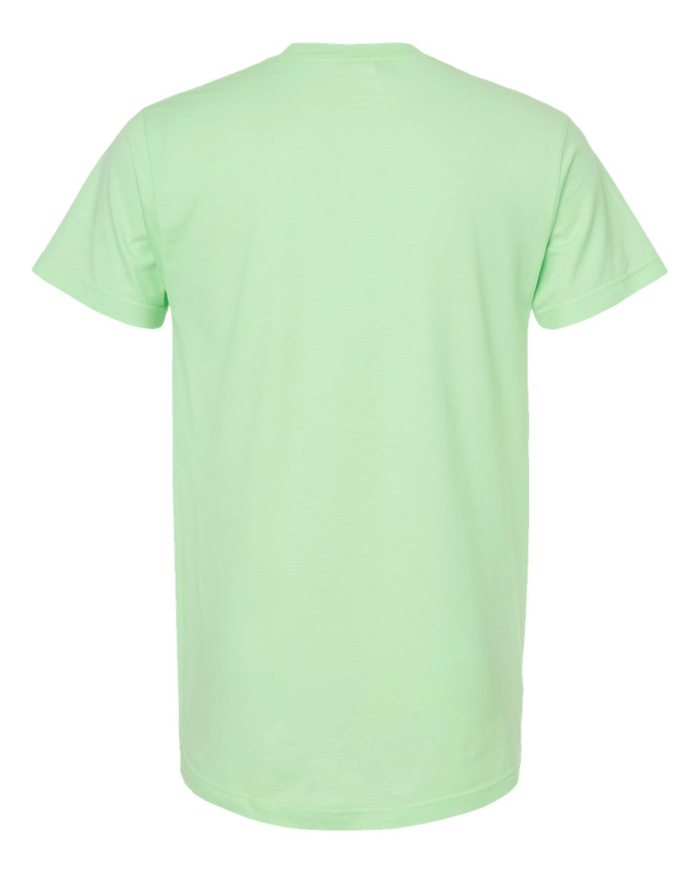 Rear View of Neo Mint Fine Jersey T-Shirt - 202