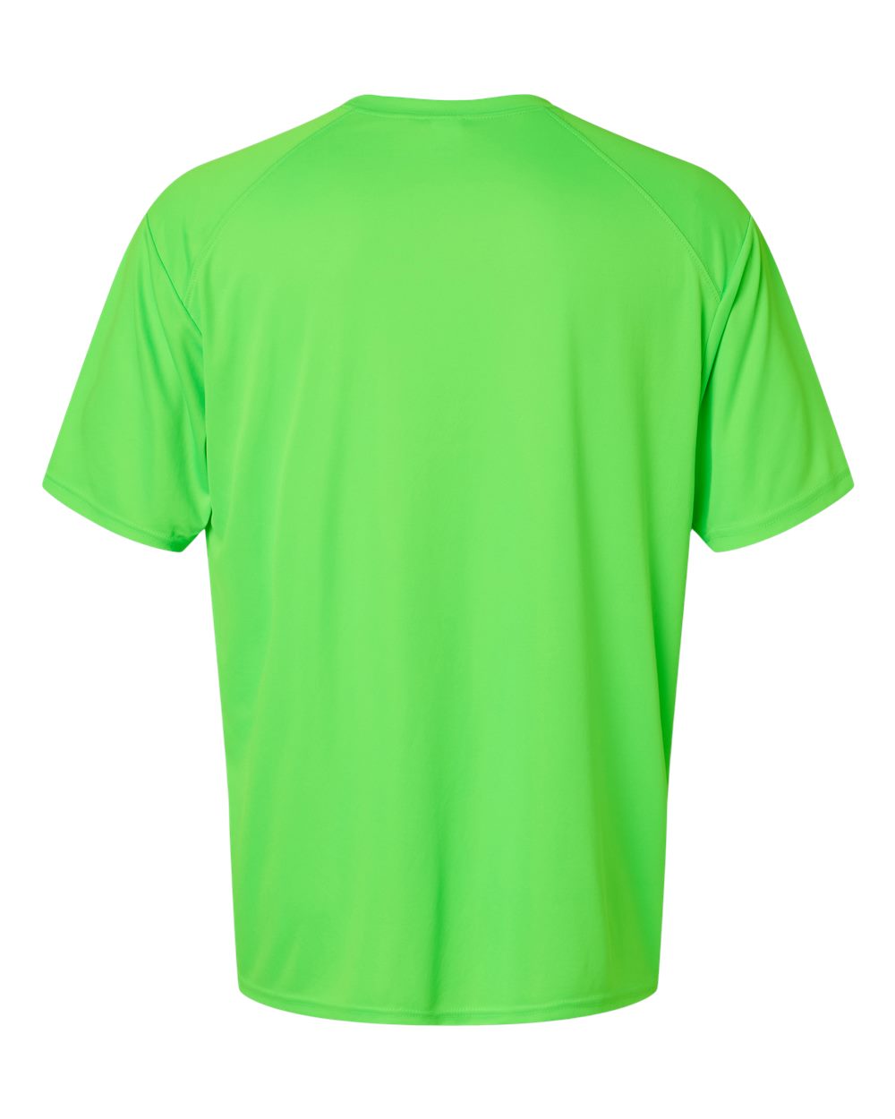 Front View of Neon Lime Islander Performance T-Shirt - 200
