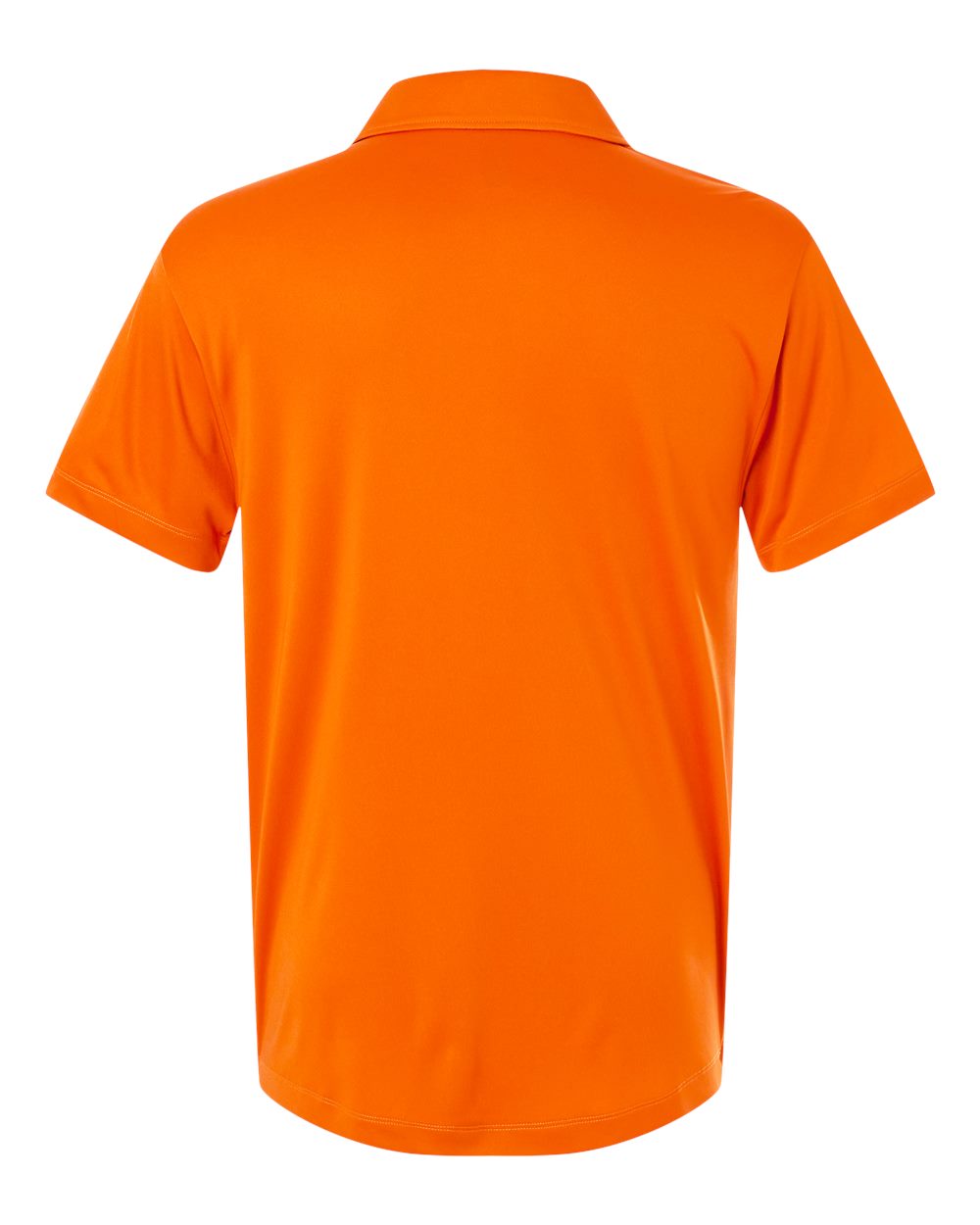 Rear View of Neon Orange Pro-Lock Performance Polo - 41800