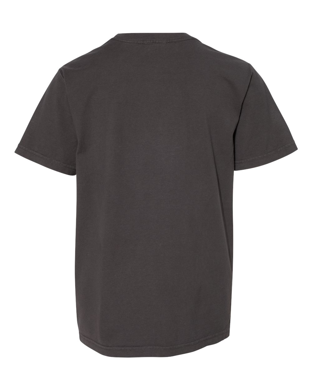 Rear View of New Railroad Grey Garment-Dyed Youth T-Shirt - GDH175
