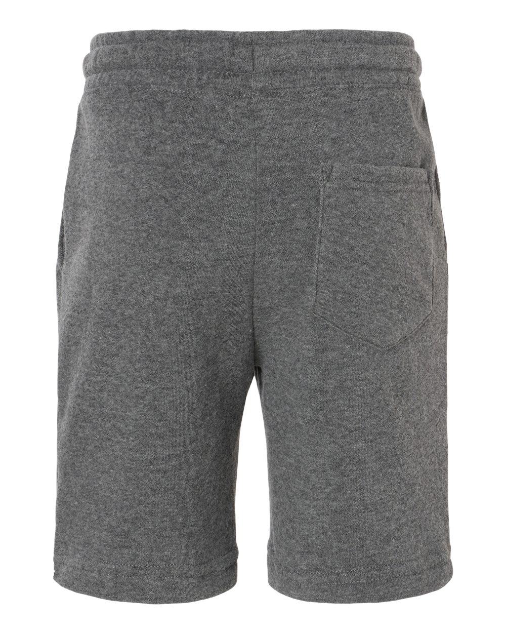 Rear View of Nickel Youth Lightweight Special Blend Fleece Shorts - PRM16SRT