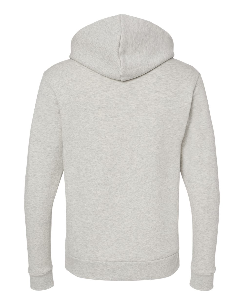 Rear View of Oatmeal Malibu Hoodie - 9302