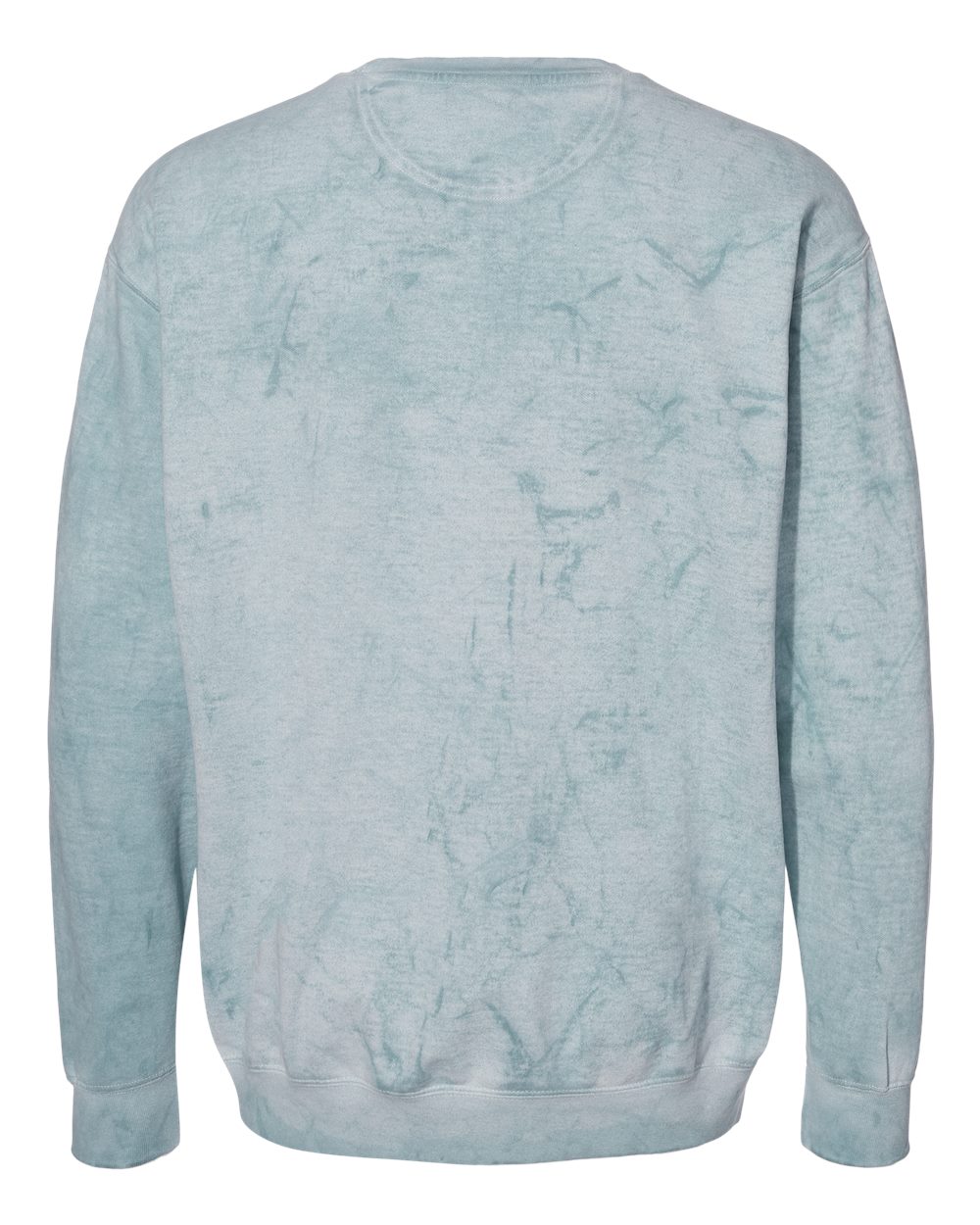 Rear View of Ocean Colorblast™ Crewneck Sweatshirt - 1545