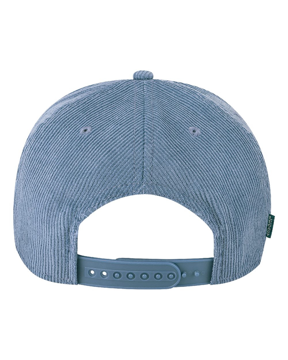 Rear View of Ocean Corduroy Five-Panel Trucker Cap - ROADIE