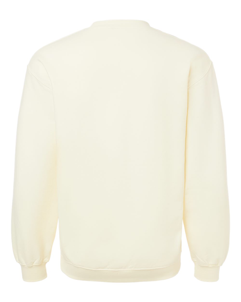 Front View of Off White Softstyle® Midweight Crewneck Sweatshirt - SF000