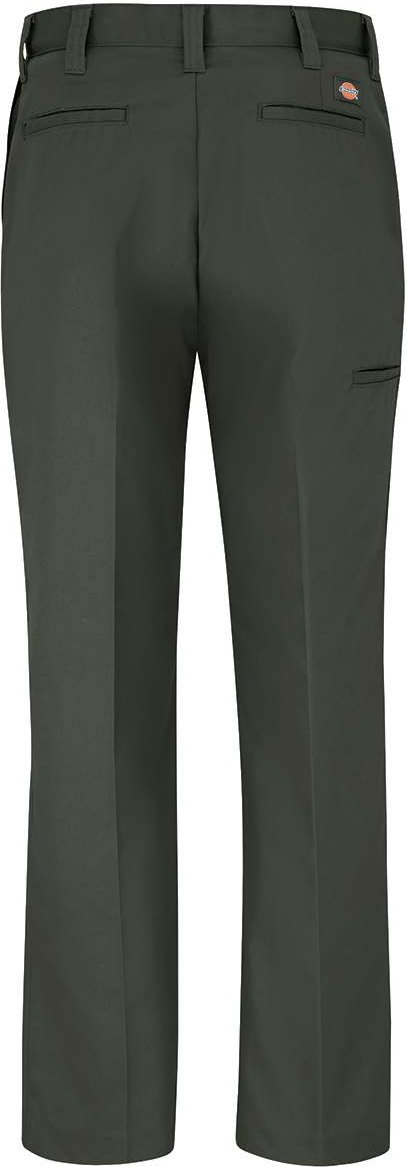 Rear View of Olive Green - 39 Unhemmed Premium Industrial Multi-Use Pocket Pants - LP22