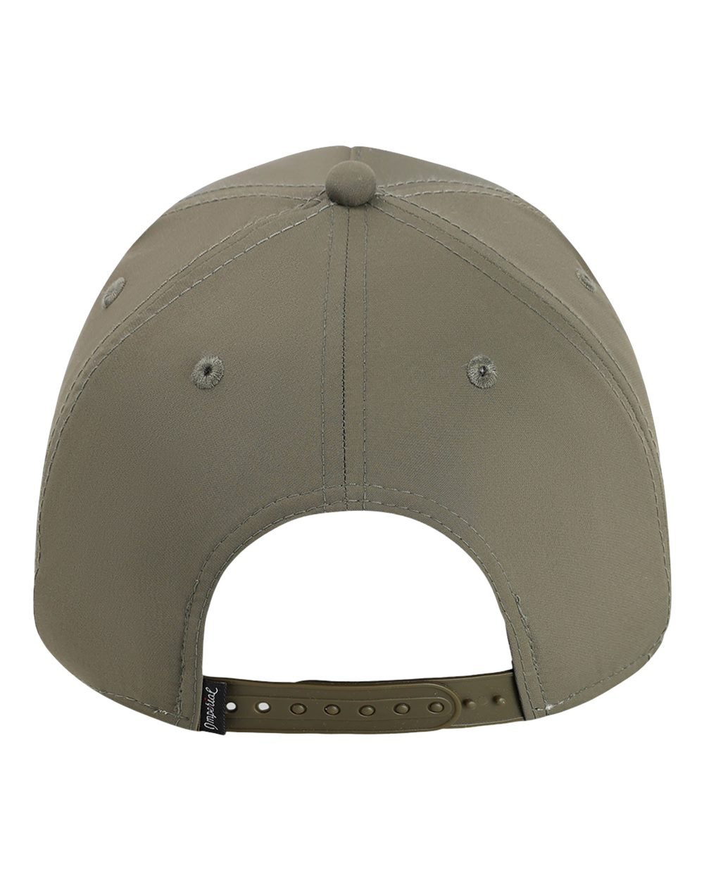 Rear View of Olive Green/ Black The Wrightson Cap - 5054